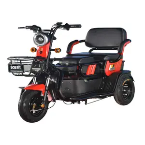 QSD Akzeptieren Sie benutzer definierte Dreirad Moped Batterie geladen ältere Freizeit Mode deaktiviert Roller Dreirad Elektro fahrrad zum Verkauf