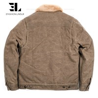 Veste de chasse en toile de canard enduite de cire lourde LARSUR, fabriquée sur mesure, avec doublure en polaire en fourrure, veste de motard pour motocyclistes