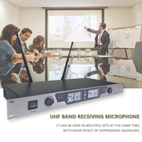 Microphone sans fil GAW-BR104 UHF tout métal, un à deux, conférence karaoké, enseignement des performances