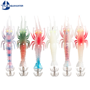 9.5g 10cm PVC nhựa mực móc jigs biển bạch tuộc mực thu hút mềm tôm mực đồ gá lắp - Product Image 2