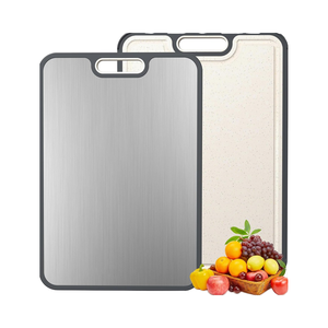 Tabla de cortar de titanio de doble cara transfronteriza, resistente al moho antibacteriana tabla de cocina, tabla de cortar de paja de trigo - Product Image 6