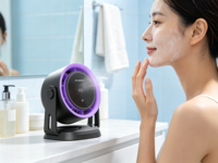 Mini ventilateur rechargeable 3600mAh, portable, à poser sur le bureau ou à fixer au mur, petit ventilateur électrique, charge USB, silencieux, pour la maison et le bureau