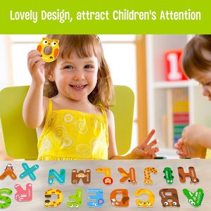 Lettres magnétiques de grande taille personnalisées OEM/ODM, aimants <span class=keywords><strong>alphabet</strong></span> ABC animaux mignons pour jeux d'apprentissage de l'orthographe pour enfants - Product Image 4