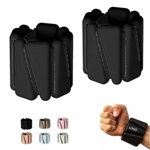 Poids de cheville et de poignet en silicone personnalisés de 2 lb pour femmes, accessoires de fitness, yoga et Pilates - Product Image 1