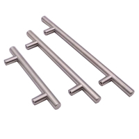 Fournisseur de quincaillerie pour meubles et armoires : Poignée de tiroir en T souple, Poignée de porte en acier inoxydable, Poignée tubulaire en acier inoxydable
