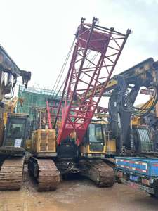 Grue sur chenilles d'occasion Sany 2019 de 75 tonnes de bonne qualité avec peu d'heures de travail Grue sur camion STC750 STC800 - Product Image 2