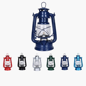 Lampe à pétrole rétro, lanterne de grange en verre portable à l'ancienne, lumière décorative pour le camping en plein air - Product Image 1