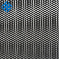 Grilles de haut-parleurs perforées au prix d'usine, tôle perforée en acier inoxydable