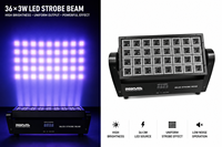 Barre lumineuse LED 36x3W 108W à matrice 6x6, stroboscope, flash, 0-30Hz, pixel DMX512 pour scène, concert, club, discothèque, fête, DJ, événement