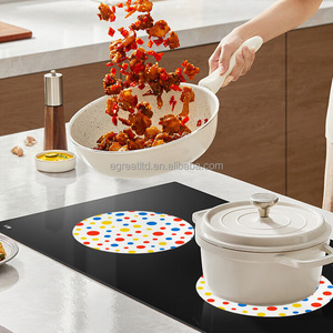 Modern Design Heat-Insulated Cooktop <b>Protector</b> Mat Factory Hot Sale Kitchen Utensils Silicone Induction Cooker Mat for Household - Product Image 5