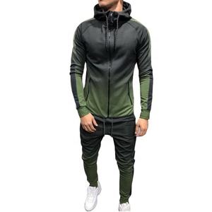 Couleur personnalisée combinaison survêtement jogging costumes décontracté formation jeunesse style rayure survêtements pour hommes à prix de gros - Product Image 1