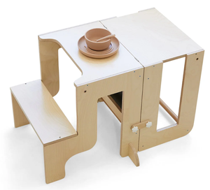 Torre de aprendizaje convertible de <span class=keywords><strong>madera</strong></span> para interiores Silla de <span class=keywords><strong>cocina</strong></span> de pie para niños <span class=keywords><strong>Mesa</strong></span> de pizarra Torre de aprendizaje convertible 3 en 1 - Product Image 5