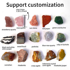 B2B/B2C vérifié guérison spirituelle soulager le Stress fraise Quartz Prehnite cristal poli Multi matériel <span class=keywords><strong>pierre</strong></span> brute pour cadeau - Product Image 3