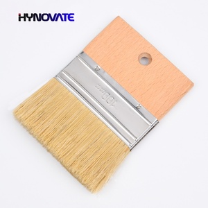 Professional Rectangle <strong>Deck</strong> <strong>Brush</strong> Size 100 mm Bristle Wall Painting <strong>Brush</strong> With Beech Wood Handle - Product Image 2