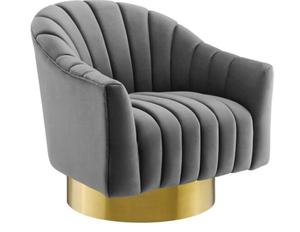 Sillón de terciopelo de alta calidad, Silla giratoria con base de acero inoxidable dorado al mejor <span class=keywords><strong>precio</strong></span>, silla decorativa azul marino para sala de estar para eventos - Product Image 6
