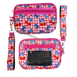 Design personnalisé pochette bracelet <span class=keywords><strong>portable</strong></span> pour femmes <span class=keywords><strong>porte</strong></span>-cartes <span class=keywords><strong>porte</strong></span>-<span class=keywords><strong>monnaie</strong></span> voyage mondial fermeture éclair portefeuille passeport <span class=keywords><strong>sac</strong></span> avec dragonne - Product Image 2