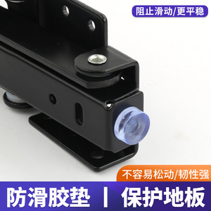 Connecteur de chaise d'entrée à ressort, support de tabouret pliant en acier au carbone, quincaillerie à fermeture douce pour armoire à chaussures - Product Image 5