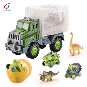 Chengji Transporte Camión juguetes dragón tobogán dinosaurio huevo portador almacenamiento coche ingeniería coche juguetes animales y transporte - Product Image 1