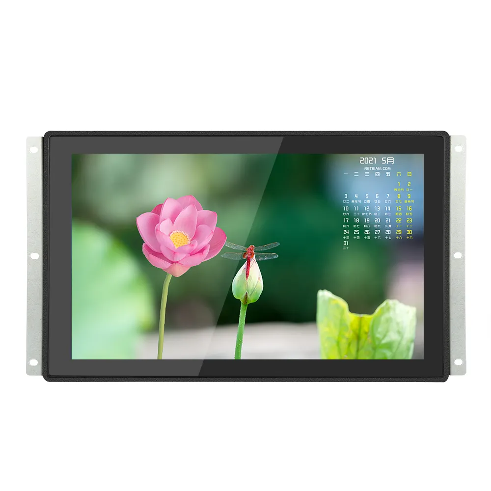 10.1 "11.6" 12.1 "13.3 Inch Open Frame Ips Hd Lcd Monitor Industriële Capacitieve/Resistief Touchscreen Monitor