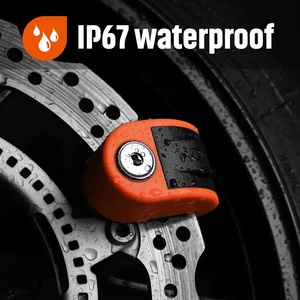 Kunci Sepeda Motor Skuter Keselamatan Bersepeda Kunci Cakram Anti-maling 120dB <span class=keywords><strong>Alarm</strong></span> Sepeda Motor Cakram Kunci Rem Sepeda Motor Skuter - Product Image 6