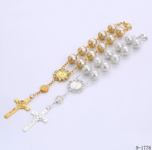 Rosarios <span class=keywords><strong>de</strong></span> 10 MM Como Recuerdo <span class=keywords><strong>de</strong></span> Bautizo para Bebé, Regalos Religiosos Católicos para Primera Comunión y Fiestas <span class=keywords><strong>de</strong></span> Bautismo - Product Image 3
