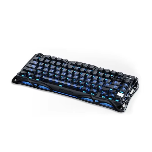 GravaStar K1 New USB Optical Mechanical Keyboard RGB Backlit Hot-Swap Three Mode Wired/Wireless Desktop Long Life 235h