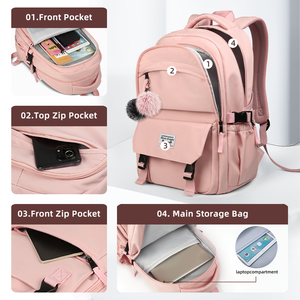 Zaino eroico cavaliere <span class=keywords><strong>rosa</strong></span> per ragazze borsa a tracolla da <span class=keywords><strong>donna</strong></span> da viaggio e borsa da lavoro Mochilas De Mujer Mochilas Escolares - Product Image 5