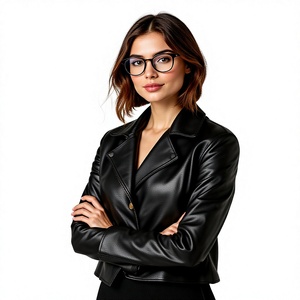 Veste en cuir véritable de haute qualité pour femmes grandes tailles, personnalisable, design camouflage matelassé, doublure en nylon 100% imperméable - Product Image 2