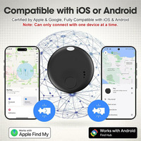 Paquete de 2 Localizadores AirTag para Personas Mayores - Funciona con IOS/Android, Google Find Hub, FindMy, Sistema Dual, Rastreador para Equipaje y Mochilas - CR2032