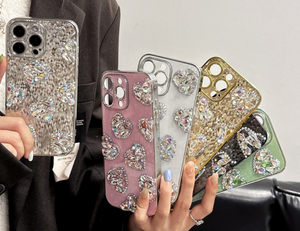 3D estilo Banco diamante cuadrado creativo anticaída <span class=keywords><strong>funda</strong></span> de teléfono para <span class=keywords><strong>iPhone</strong></span> <span class=keywords><strong>11</strong></span> 12, cubierta trasera de perla brillante - Product Image 2