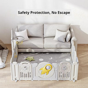 Meubles de chambre à coucher ménage intérieur parcs en plastique pour bébé sécurité aire de <span class=keywords><strong>jeux</strong></span> intérieure bébé jeu de clôture en plastique - Product Image 5