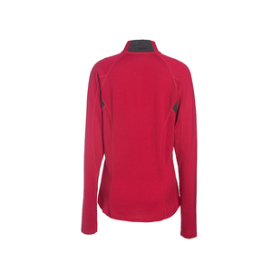 Solarwool <span class=keywords><strong>Rojo</strong></span> Camisetas de manga larga Stand Neck Sporting Womens Merino Wool Ciclismo <span class=keywords><strong>Jersey</strong></span> - Product Image 2