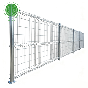 Siêu cao 6ft 3D chu vi hàng rào với chống leo lên nhô ra cho các cơ sở An ninh tối đa sắt thân thiện với môi - Product Image 1