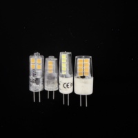Ampoule LED G4 non dimmable AC/DC 12V 2.5W 300LM Céramique+PC Angle de faisceau 360° Source lumineuse pour lustre et applique murale Vente en gros