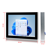 Panel PC Industrial de 15 Pulgadas, Resistente al Agua IP66/IP69K, 6.ª Generación Core I5-6200U, Doble Núcleo, DDR4, MSATA, PC Industrial Integrado