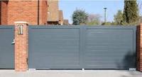Porte coulissante en aluminium, nouvelle marque de sécurité de haute qualité, design de portes coulissantes pour allées