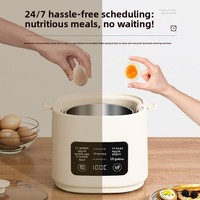 Cuiseur à œufs intelligent, cuiseur à œufs électrique, cuiseur vapeur pour œufs mollets, œufs Onsen, gadget de cuisson des œufs multifonctionnel, appareil ménager