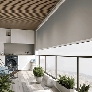 High Quality Built-In Metal Electric Plain Dreamy Vertical Blinds Fireproof UV Blocking 100% Blackout <strong>Octagonal</strong> <strong>Windows</strong> Factory - Product Image 4