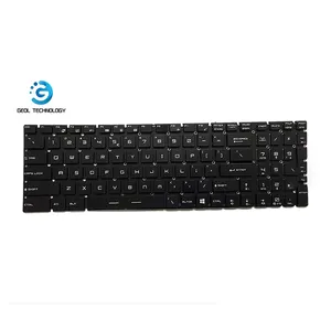 好价格黑色背光笔记本电脑键盘为Msi Gs60 Gs70 Gt72 Gl62 Gl72