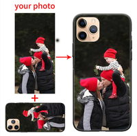 Coque de téléphone personnalisée avec photo et nom, design personnalisé, coque souple pour iPhone 14 13 12 11 XS XR, coque rigide personnalisée pour Samsung