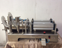 Machine de remplissage pneumatique de pâte à tête unique de sachet liquide précis de crème fouettée de petit modèle