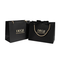 Oem personnalisé imprimé Logo luxe Pr cosmétique produits de maquillage Shopping emballage cadeau sac en papier avec poignée pour maquillage beauté boutique