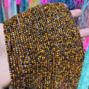 ลูกปัดคริสตัลเหลี่ยมเพชรพลอย<span class=keywords><strong>สี</strong></span>่เหลี่ยมขนาด<span class=keywords><strong>เล็ก</strong></span>2.5มม. ลูกปัดหินอัญมณีทรงลูกบาศก์ทรงหลวมลูกปัดหินธรรมชาติสำหรับอุปกรณ์ DIY - Product Image 5