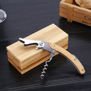 Tire-bouchon de Sommelier en Métal pour Vin/Bière, Coupe-capsule, Bouchon, Classique Tout-en-un, Ouvre-bouteille de Bar - Product Image 1