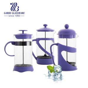 Filtres à piston modernes d'usine bon marché, 1 litre double paroi borosilicate verre thé noir cafetière pot cafetière presse française - Product Image 4