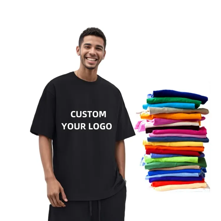 T-shirt en coton imprimé en 3D sur demande Taille S M L Xl Xxl Xxxl Hommes T-shirt surdimensionné pour hommes Oversize