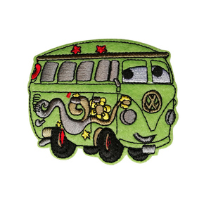 자수 배지 도매 맞춤 로고 열부착 3D 효과 핑크 DIY 디자이너 의류 자수 패치 - Product Image 5