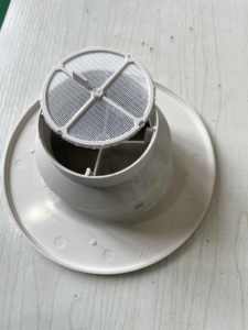 Hiện Đại Vòng ABS Nhựa Không Khí Vent Bìa Trần Bìa Lưới Tản Nhiệt Với Chiết Xuất Không Khí Van Nhiệm Vụ Thiết Kế Hiện Đại Hệ Thống Thông Gió - Product Image 4