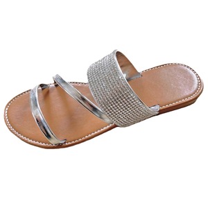 Commercio all'ingrosso di Design Confortevole di Sesso Femminile Sandalo Scarpa Su Misura <span class=keywords><strong>Sandali</strong></span> Piani Delle Donne - Product Image 1