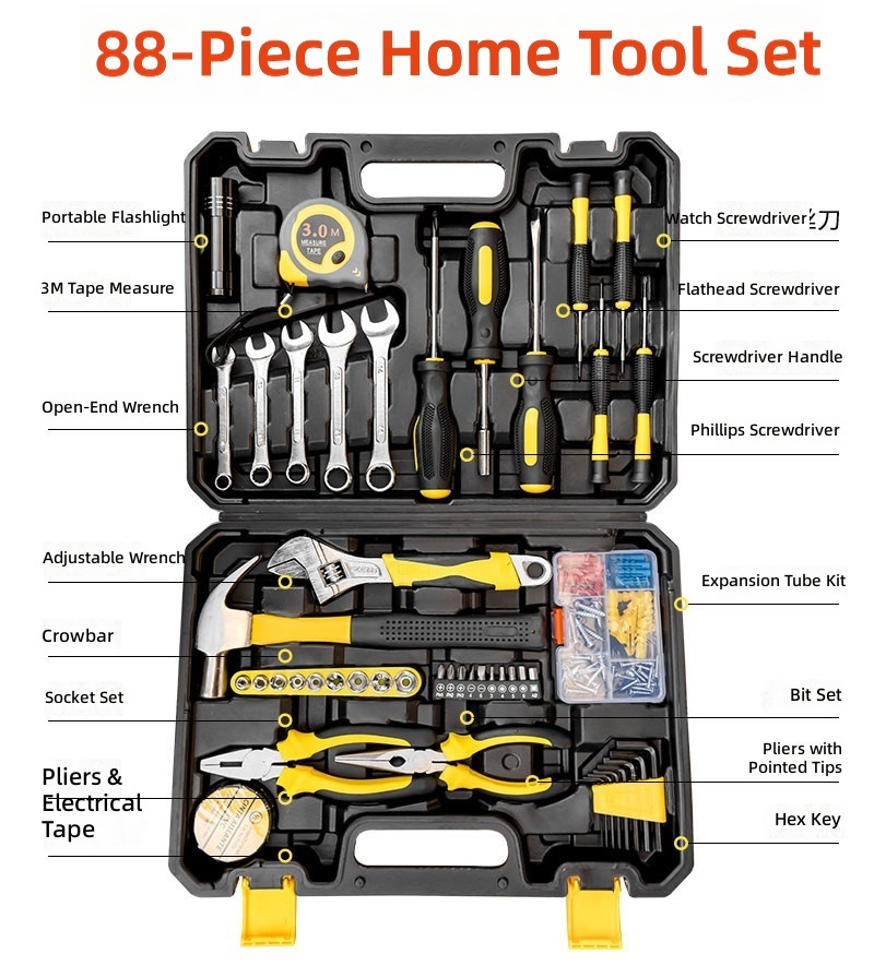 88-piece multi-tool set